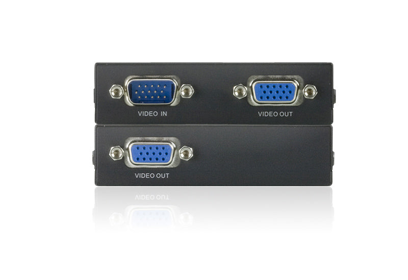 ATEN AV-Sender & -Empfänger – 1920×1200 Pixel, bis 150 m, VGA (HDB-15) – für Cat5-Kabel – Schwarz