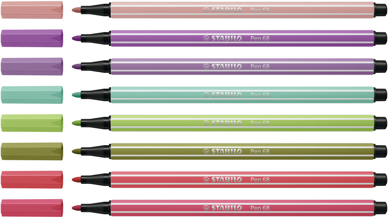 STABILO Filzstifte, Strichbreite 1 mm, 8 Farben