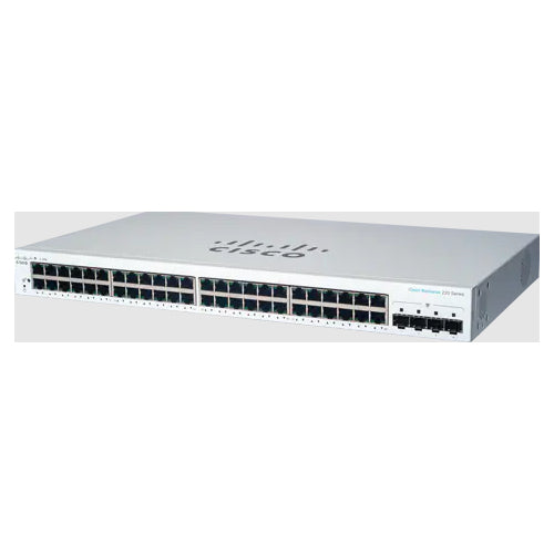 Cisco CBS220-48T-4G – Managed Switch – 48×GbE, 4×SFP+, L2, 1U