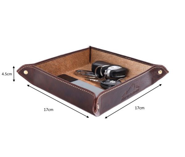 Alpenleder Taschenentleerer – 170 × 170 × 45 mm