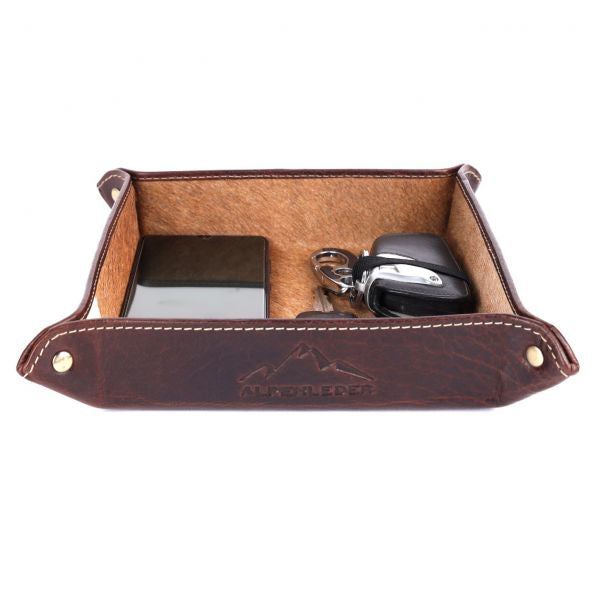Alpenleder Taschenentleerer – 170 × 170 × 45 mm