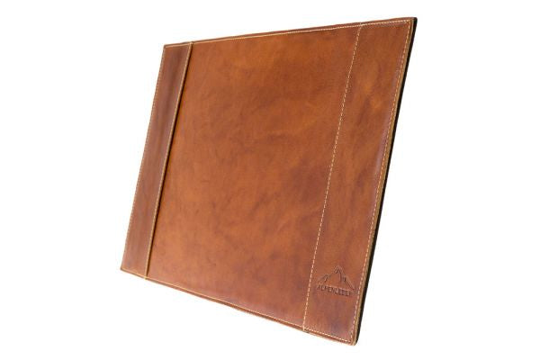 Alpenleder Schreibtischset – Braun