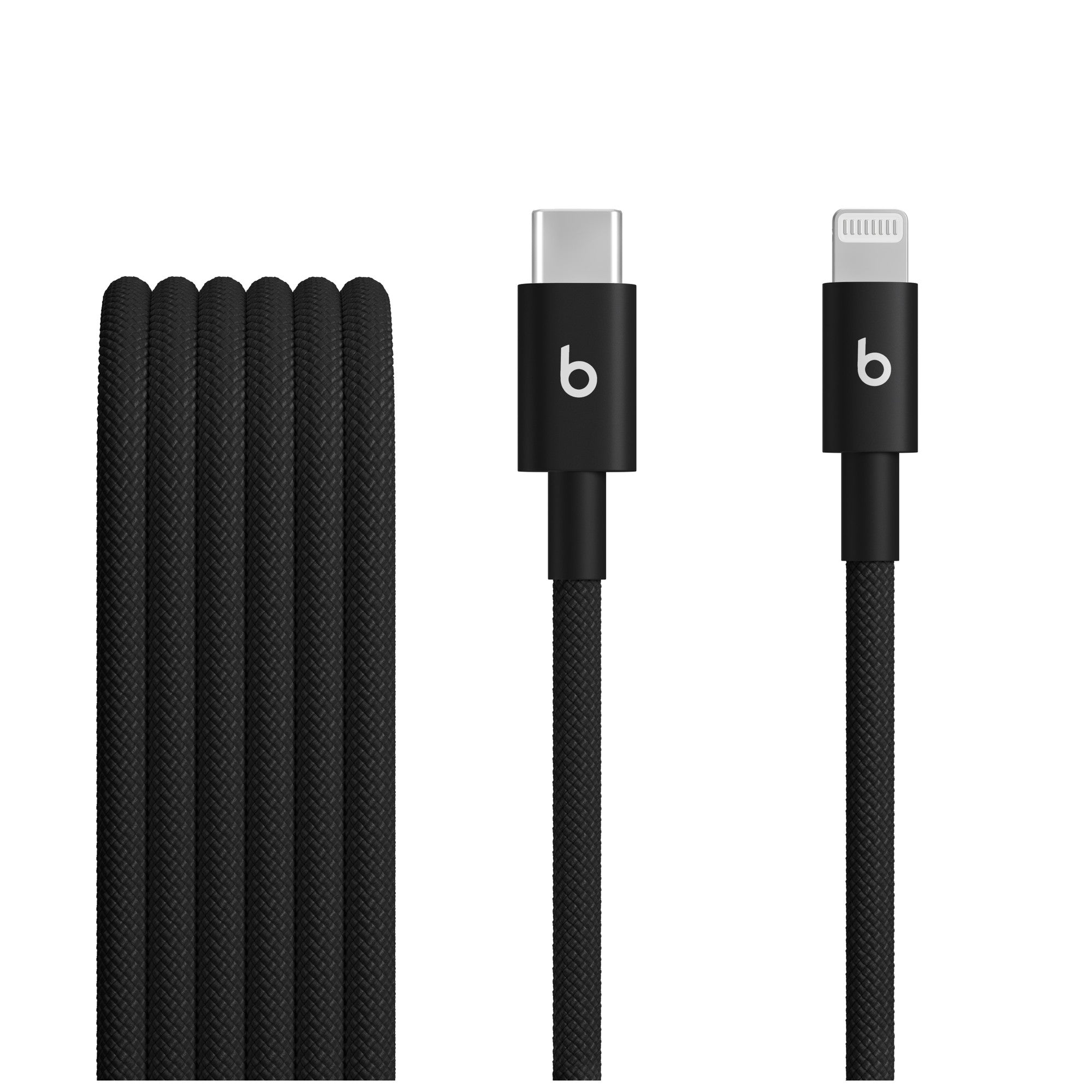 Apple USB-C auf Lightning Kabel, 1,5 m, Bolt Black, geflochten (Nylon)