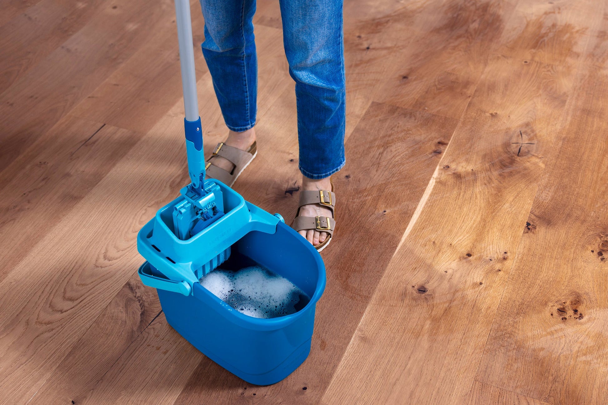 Leifheit Power Clean M Auspress-Aufsatz – 1 Stk. – Kunststoff – für Putzeimer Power Clean M