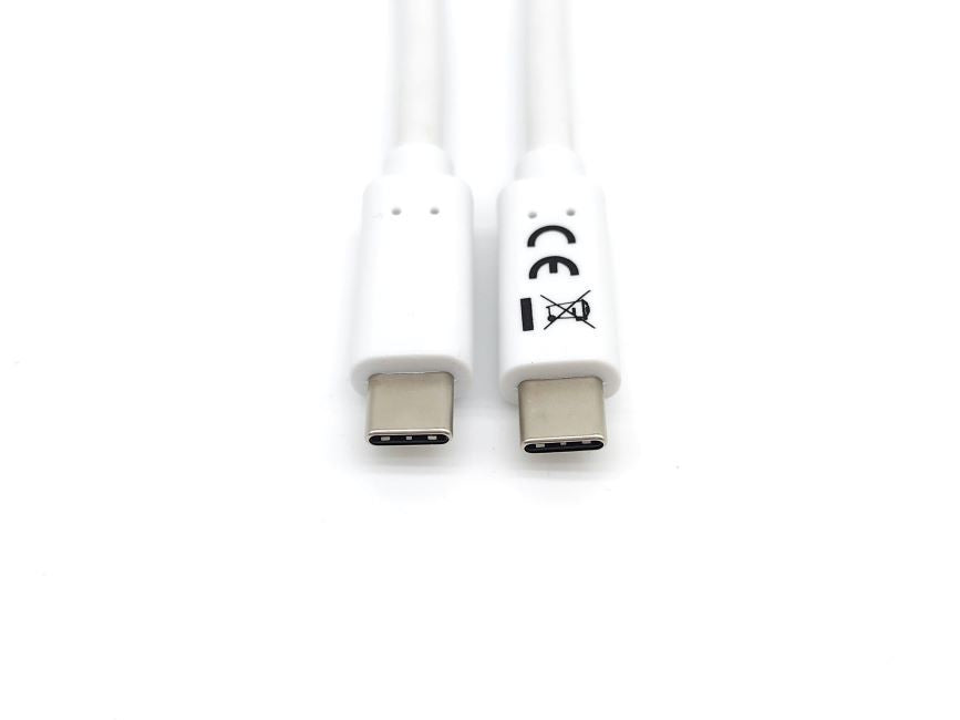 Equip USB-C auf USB-C Kabel – USB 3.2 Gen 1 (5 Gbit/s) – 1 m – magnetisch abgeschirmt, PVC-Mantel – Weiss