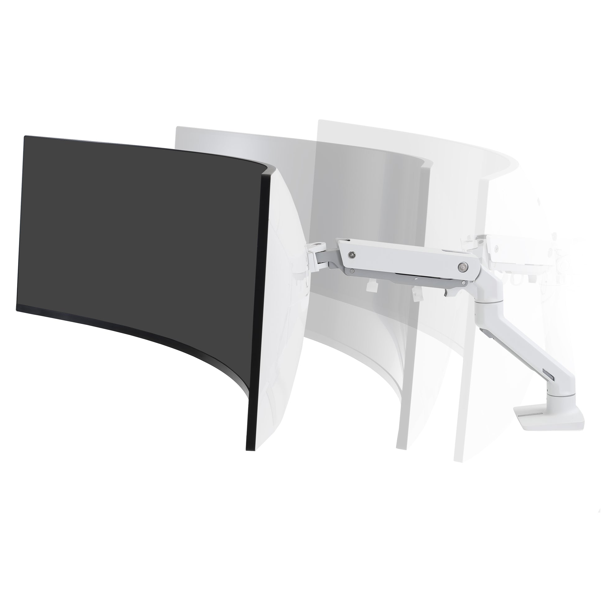 Ergotron HX – Monitorarm, drehbar, weiss