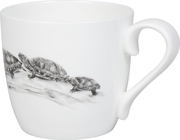 Könitz Porzellan Könitz Kaffeebecher – 425 ml, Ø 9,7 cm, Porzellan, Weiss, spülmaschinenfest, mikrowellengeeignet