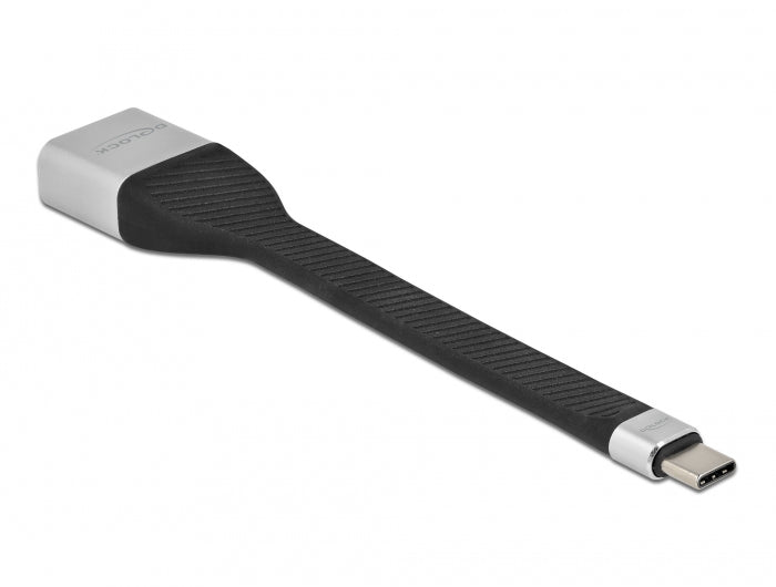 DeLOCK FPC Adapter USB-C zu DisplayPort – 4K (3840 × 2160) @ 60 Hz, 14 cm, DP 1.2, DP Alt Mode