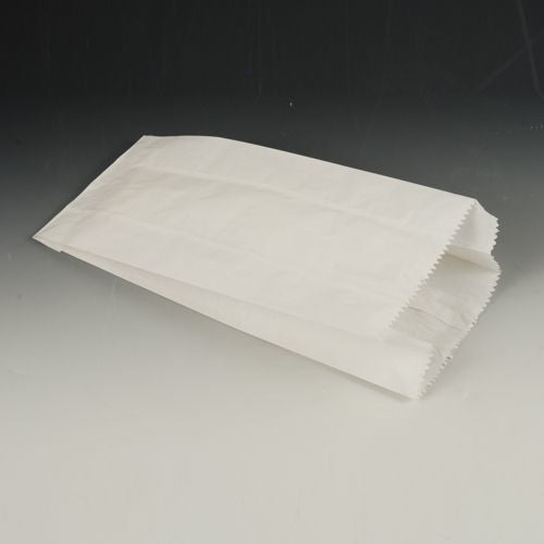 Papstar Seitenfaltenbeutel – 110 × 240 × 60 mm, bis 1 kg, 35 g/m², Zellulose, weiss – 1000 Stk.
