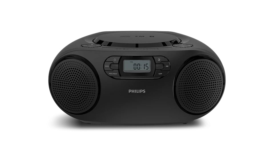 Philips TAZ2000B/10 – Portabler CD-Player, UKW-Radio, Bluetooth – Schwarz