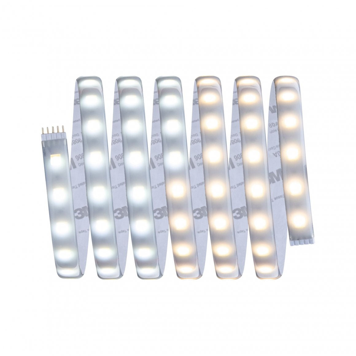Paulmann LED-Strip MaxLED 500 – 2,5 m, 1375 lm, 16 W, 2700–6500 K, dimmbar, IP44, silber, beschichtet
