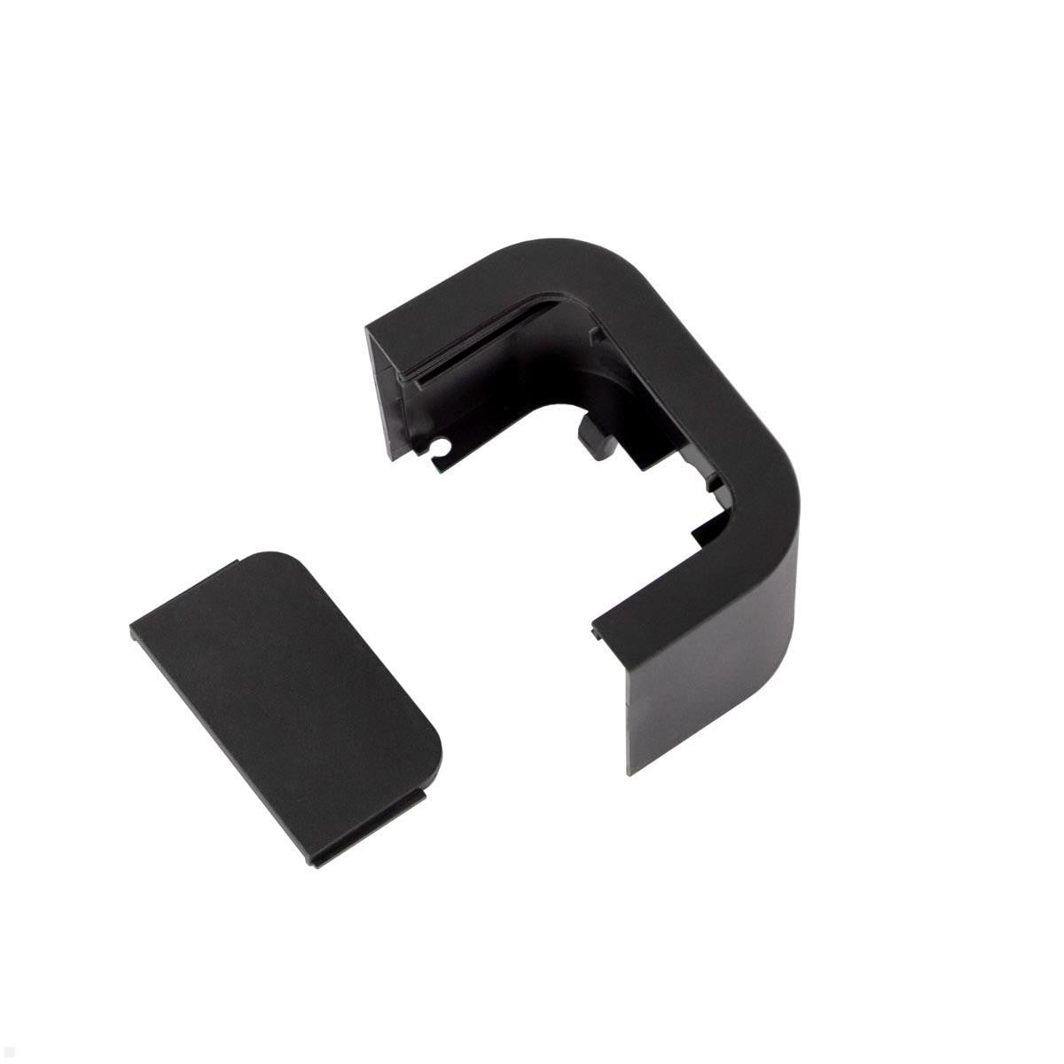 Bachmann PRIMO2 Steckdosenleiste – 3× Schuko (Typ E/F), USB‑A/C 22 W, 2 m, ohne Schalter, schwarz