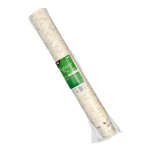 Papstar Trinkbecher PURE ZERO, Papier – 1 dl – FSC – 80 Stk.
