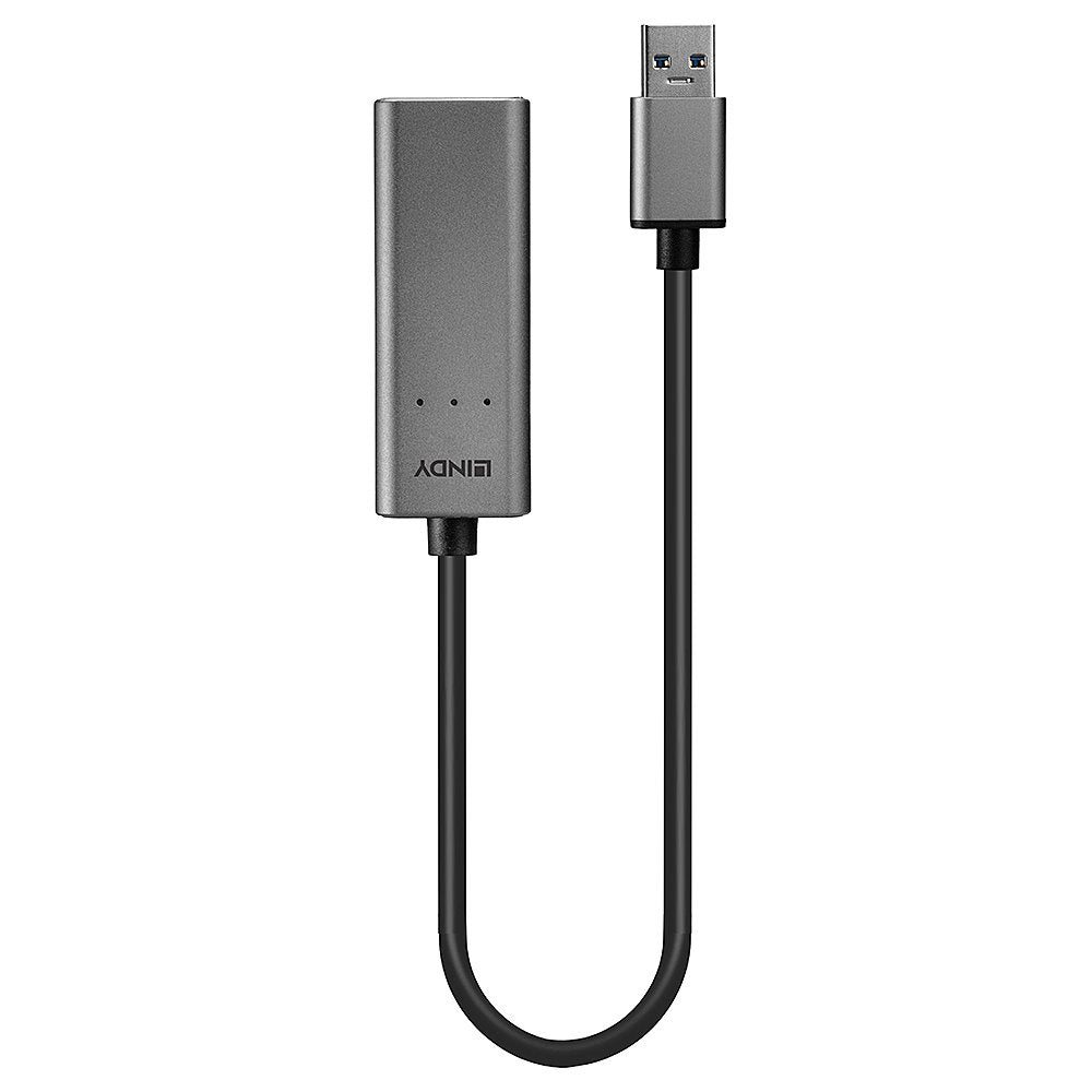 Lindy USB auf Ethernet (RJ-45) Adapter, USB 3.2 Gen 1, 2,5 Gbit/s Ethernet