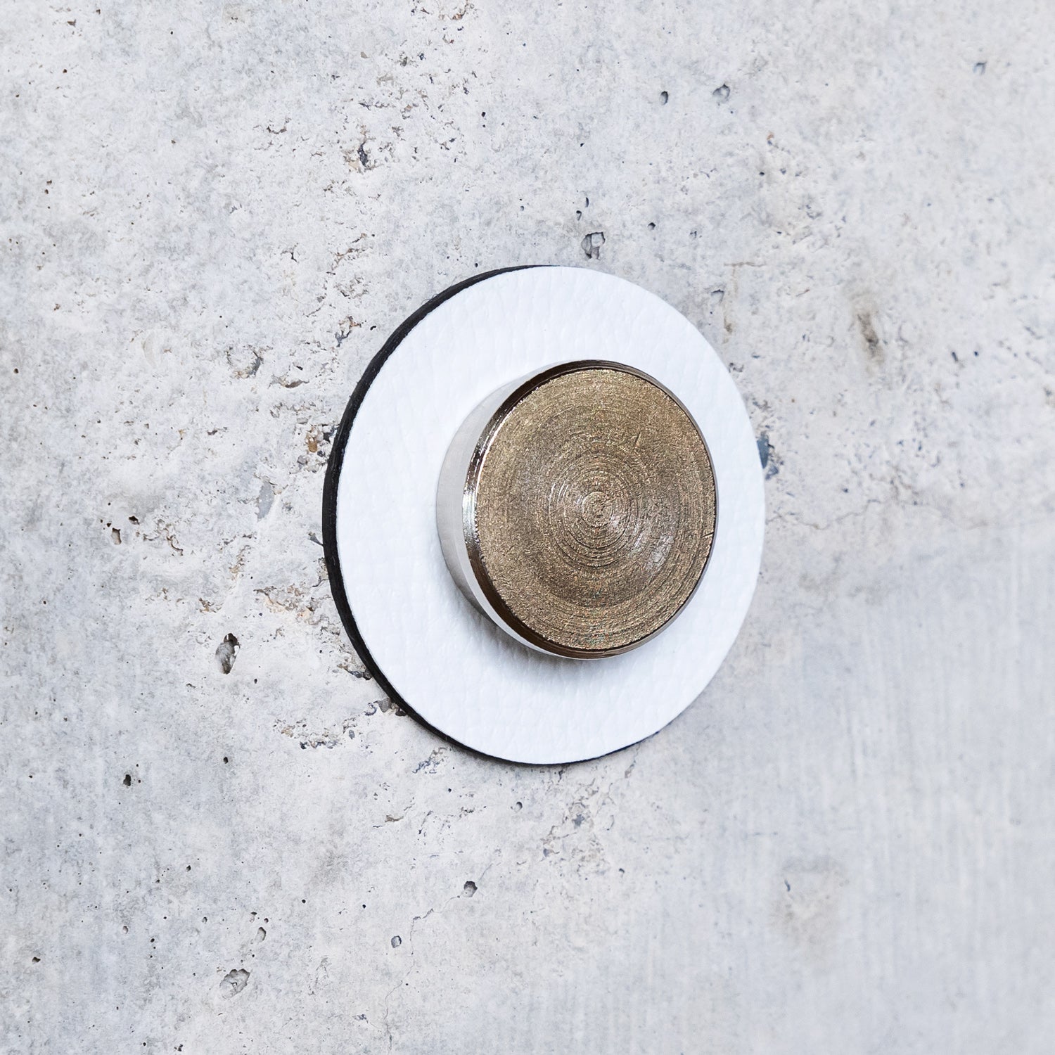 Silwy Montagepad – 50 × 50 mm, weiss, bis 0,08 kg, für Glas, Innen