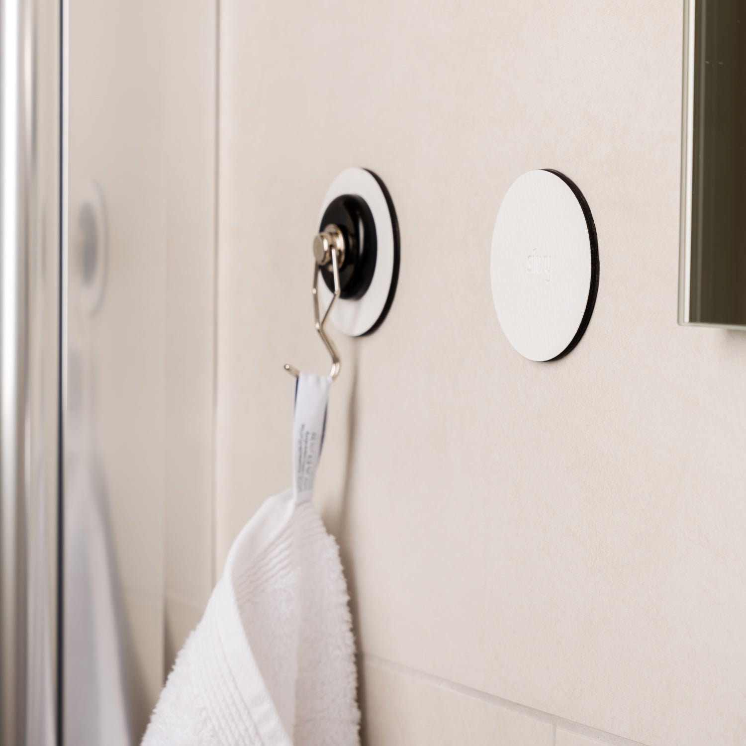 Silwy Montagepad – Ø 50 mm × 3 mm, für Glas, 4 Stk.