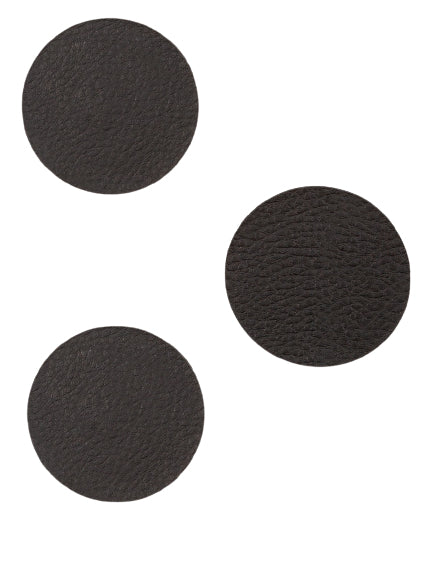 Silwy Metall-Nano-Gel-Pads – Ø 50 mm × 3 mm, schwarz, für Glas, 4 Stk.