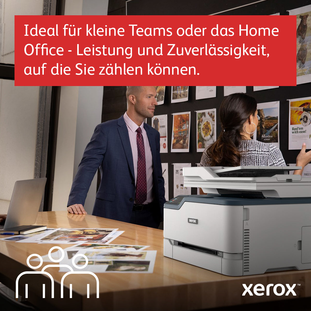 Xerox C235 – Farblaser-Multifunktionsdrucker, A4, 4-in-1, Duplex, ADF, WLAN/LAN, AirPrint, Mopria