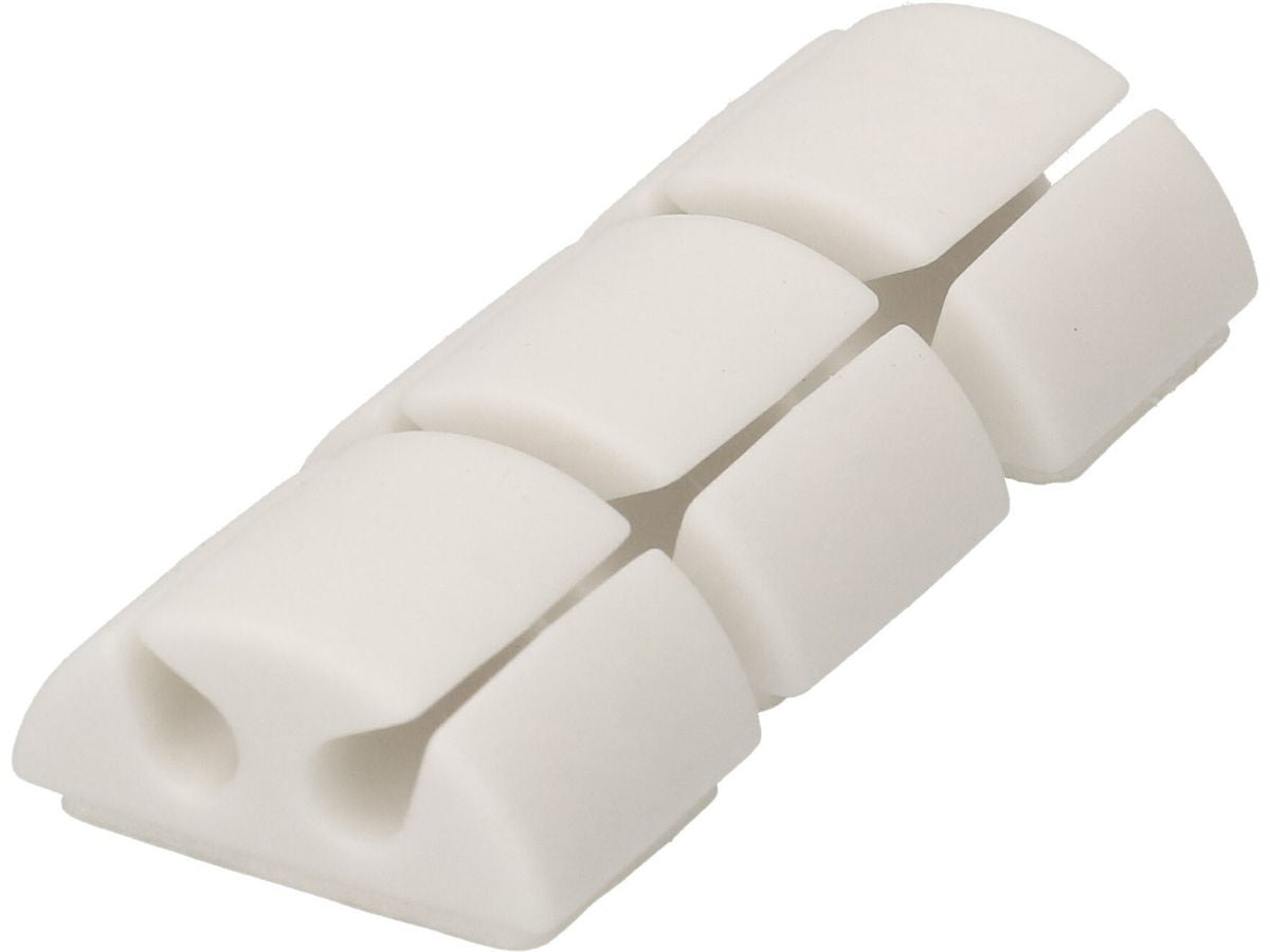 Max Hauri AG Max Hauri – Kabel-Clip, weiss, 6 Stück