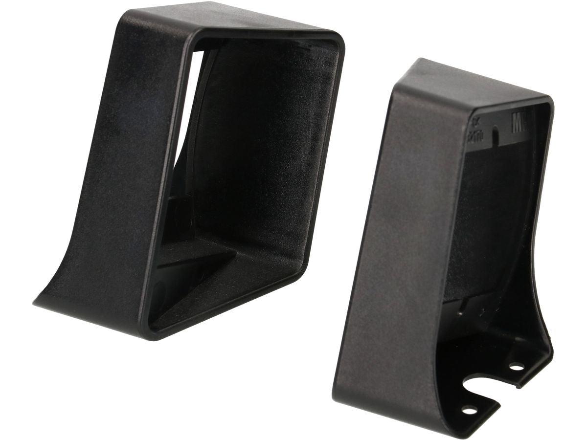 Max Hauri AG Max Hauri Halterung für Steckdosenleiste, Kunststoff, 45×65×43 mm – Schwarz