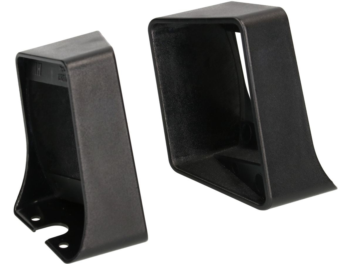 Max Hauri AG Max Hauri Halterung für Steckdosenleiste, Kunststoff, 45×65×43 mm – Schwarz