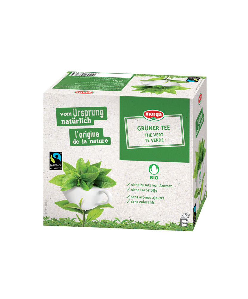 Morga Grüntee – Teebeutel 50 Beutel – Bio – Fairtrade