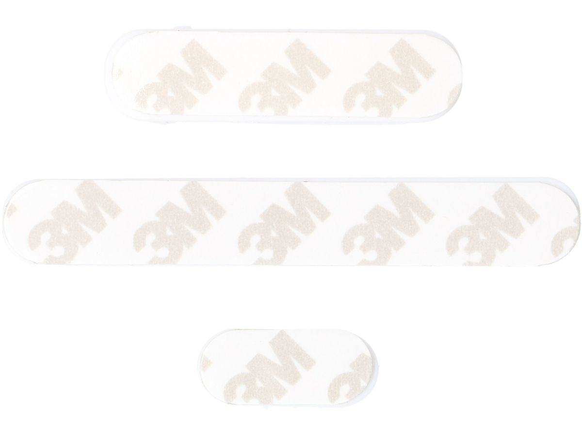 Max Hauri AG Max Hauri Kabel-Clip, selbstklebend, 85×15×20 mm, 8er-Pack – weiss