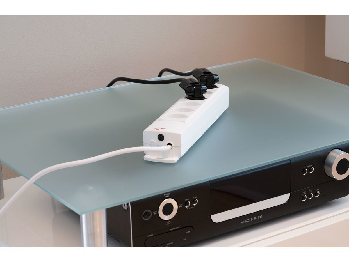 Max Hauri AG Max Hauri – Netzkabel, T12 auf T13, Kinderschutz, 0,5 m, Schwarz