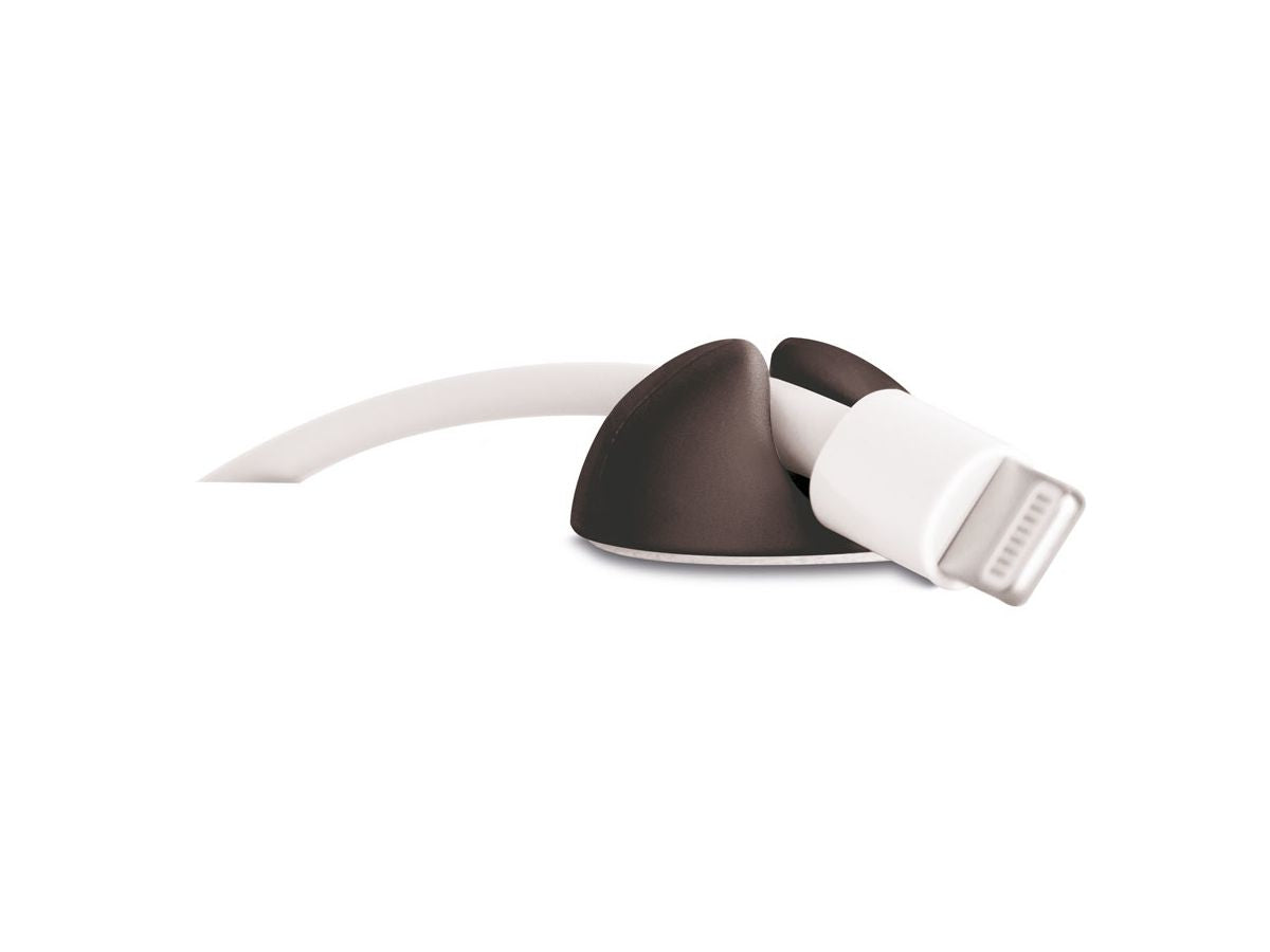 Max Hauri AG Max Hauri Kabel-Clip, selbstklebend, 20×20×15 mm – schwarz