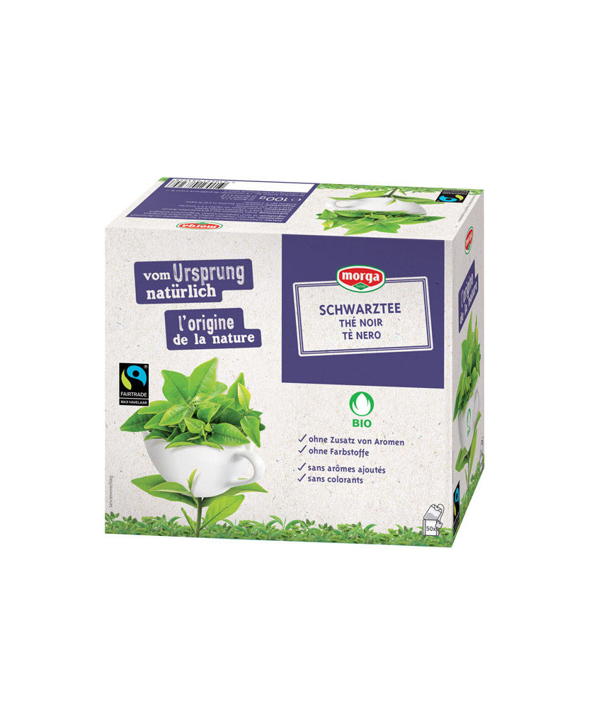 Morga Schwarztee – Teebeutel 50 Beutel – Bio – Fairtrade