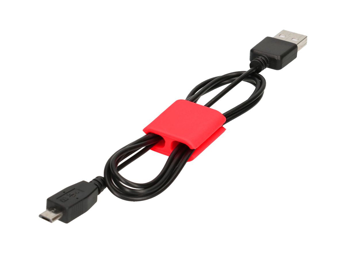 Max Hauri AG Max Hauri Kabel-Clip, selbstklebend, 6 Stk., 25×25×15 mm – blau/grün/rot