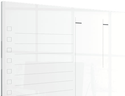 Nobo Whiteboard – 43 × 56 cm, Glas, magnetisch