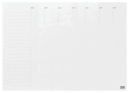 Nobo Whiteboard – 43 × 56 cm, Glas, magnetisch