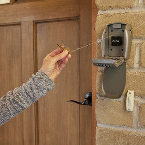 Master Lock 5490EURD – Zubehör für Keysafes, einziehbares Schlüsselkabel, Schwarz