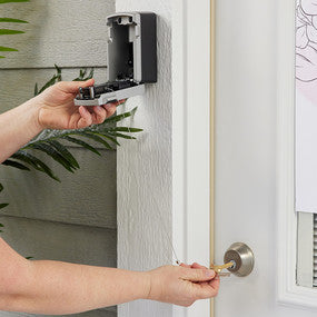 Master Lock 5490EURD – Zubehör für Keysafes, einziehbares Schlüsselkabel, Schwarz