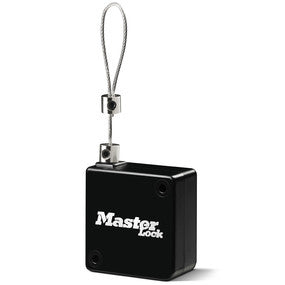 Master Lock 5490EURD – Zubehör für Keysafes, einziehbares Schlüsselkabel, Schwarz