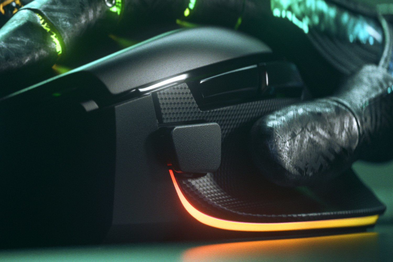 Razer Basilisk V3 – Gaming-Maus – Kabelgebunden (USB-A), 26000 DPI, RGB-Beleuchtung, rechts, Schwarz