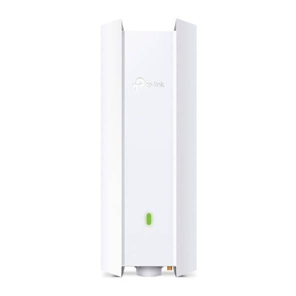 TP-Link EAP610-Outdoor – Access Point – Wi-Fi 6 (2,4/5 GHz), 1,2 Gbit/s, GbE, PoE+, Wandmontage