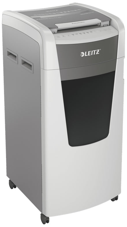 Leitz IQ AutoFeed – Aktenvernichter mit Autofeed 600 Blatt, DIN P-5, Mikroschnitt 2 × 15 mm, 110 l