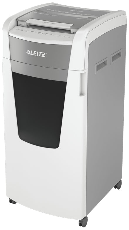 Leitz IQ AutoFeed – Aktenvernichter mit Autofeed 600 Blatt, DIN P-5, Mikroschnitt 2 × 15 mm, 110 l