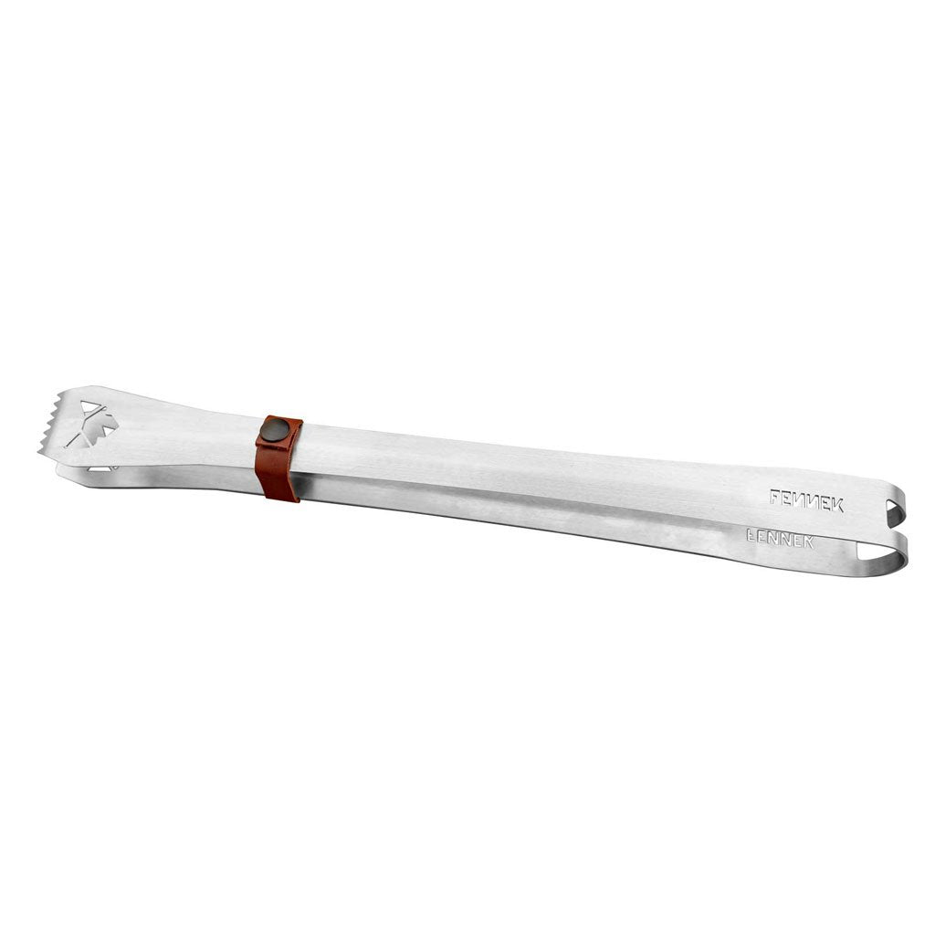 FENNEK Grillzange 37 cm, Edelstahl, Silber