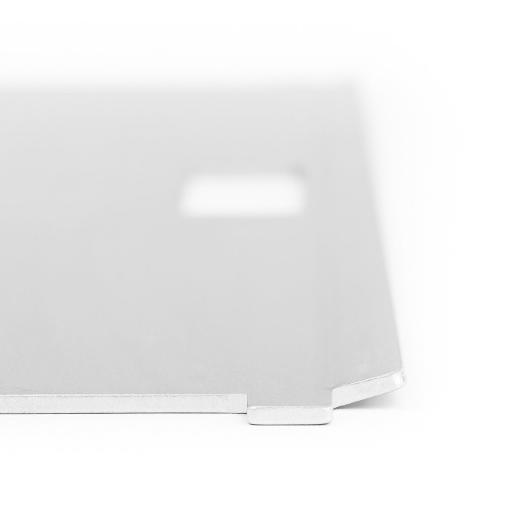 FENNEK Grillplatte – 28 × 18 × 0,5 cm, Edelstahl