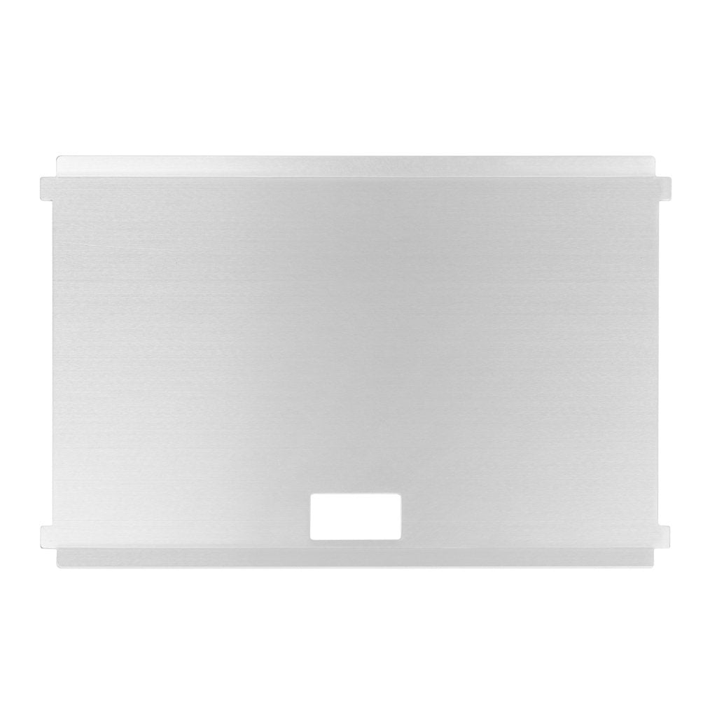 FENNEK Grillplatte – 28 × 18 × 0,5 cm, Edelstahl
