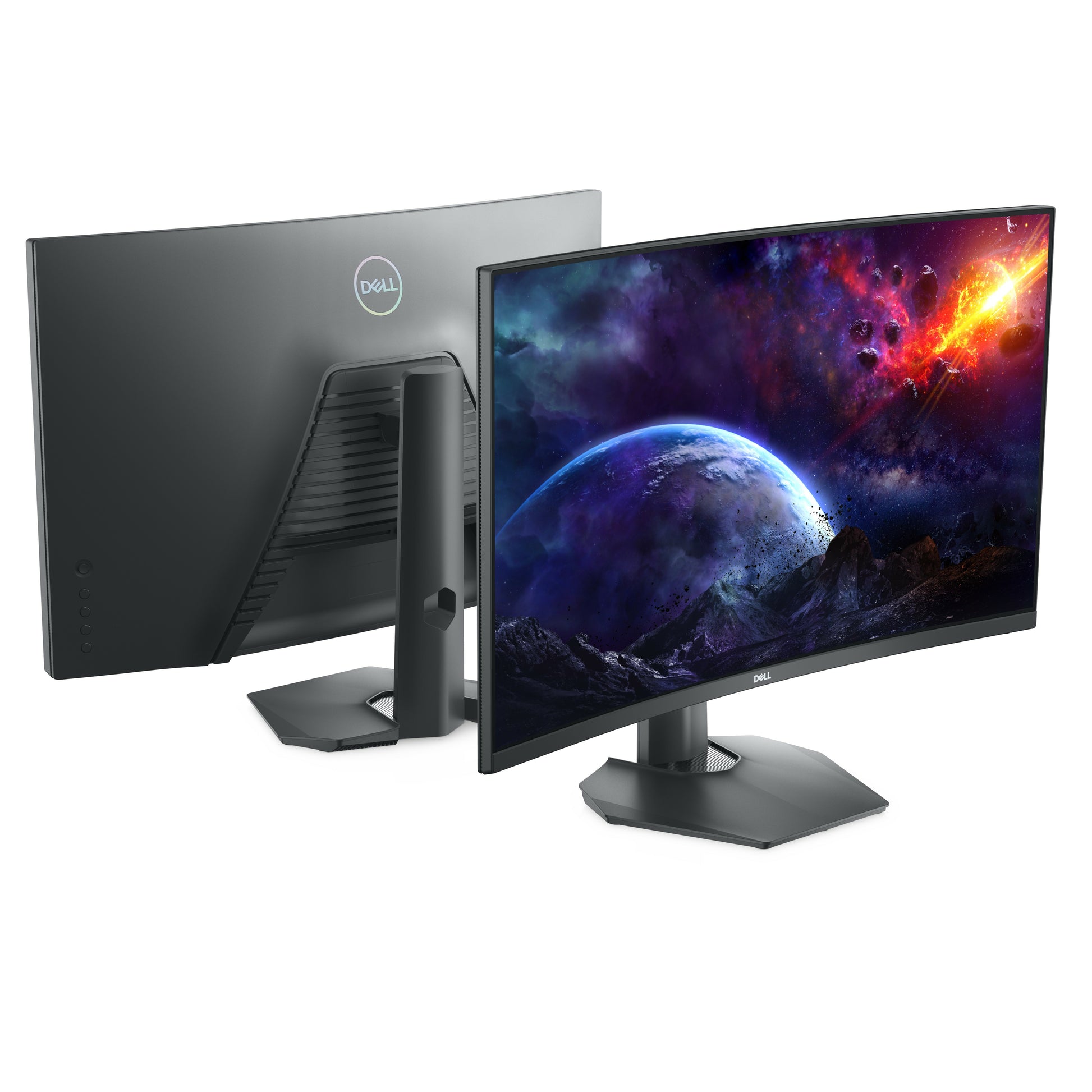 DELL S3222DGM – Monitor, 31,5" 2560 × 1440 (WQHD), VA, 165 Hz, 350 cd/m², Gebogen, VESA 100 × 100, Schwarz