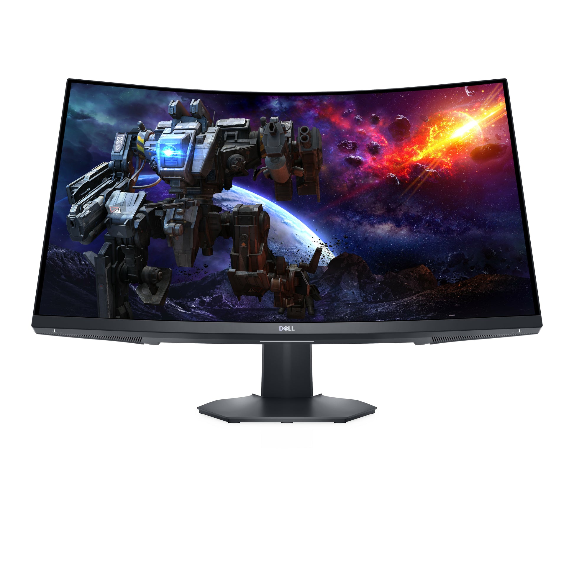 DELL S3222DGM – Monitor, 31,5" 2560 × 1440 (WQHD), VA, 165 Hz, 350 cd/m², Gebogen, VESA 100 × 100, Schwarz