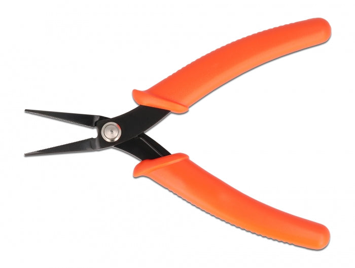 DeLOCK Spitzzange – 142 × 57 × 10 mm, Kunststoffgriff – 1-teilig