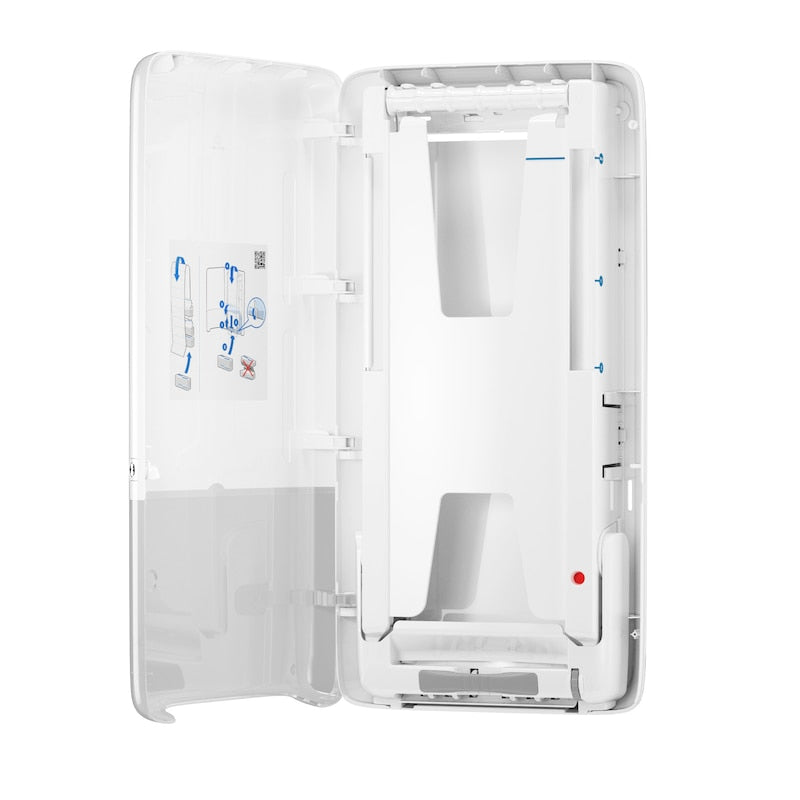 Tork Handtuchrollenspender PeakServe Elevation Kunststoff Weiss – für Tork H5 – 370 × 731 × 101 mm