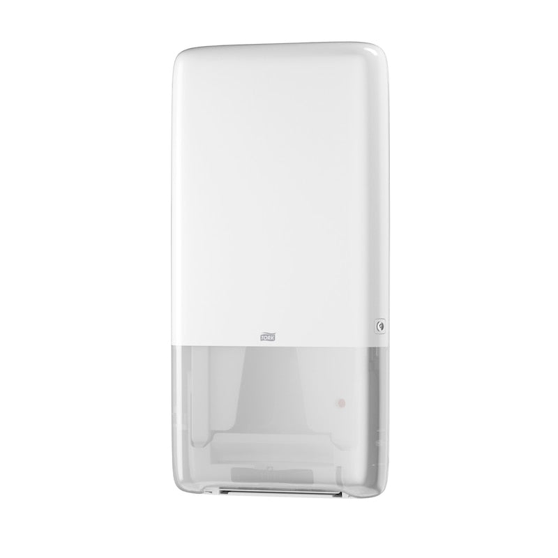 Tork Handtuchrollenspender PeakServe Elevation Kunststoff Weiss – für Tork H5 – 370 × 731 × 101 mm