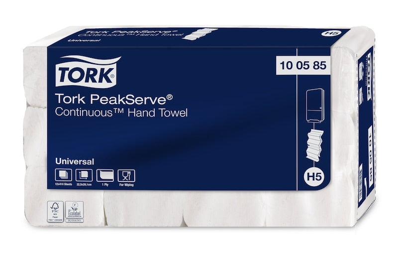 Tork Handtuchrolle PeakServe – 1-lagig, weiss, 201 mm × 92,25 m, für Tork H5
