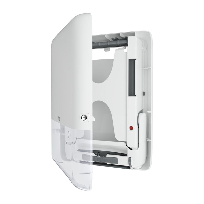 Tork PeakServe Endlos-Handtuchspender Elevation – für H5, Kunststoff, Weiss, 367 × 491 × 101 mm